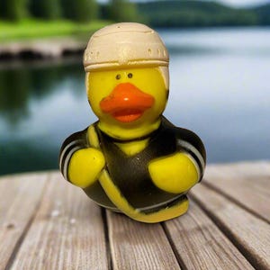 Hockey Gretzky Rubber Duck Cruise Ducks Kids Bath Toy Stress Relief Debugging Rubber Ducky Ducking Birthday Gifts Duck of the Month