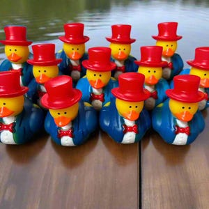 BULK Uncle Sam Rubber Duck Cruise Ducks Kids Bath Toy Stress Relief Debugging Rubber Ducky Ducking Birthday Gifts