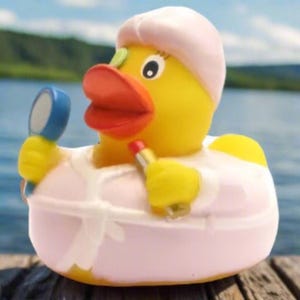 Beauty Spa Rubber Duck Cruise Ducks Kids Bath Toys Stress Relief Debugging Rubber Duck Ducking Birthday Gifts for Mom Spa Gift for Her