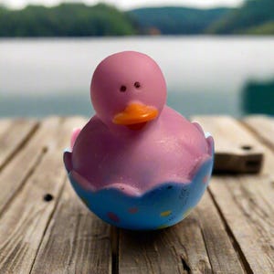 MINI Purple Easter Egg Rubber Duck Cruise Ducks Kids Bath Toy Stress Relief Debugging Rubber Ducky Easter Basket Gift for Kids Egg Hunt Duck