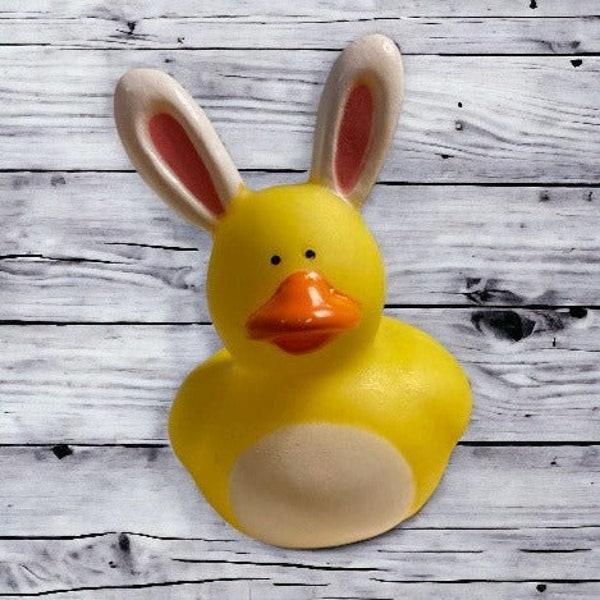 Easter Bunny White Ear Quacker, Ducky, Cruise Ducks, Kids Toys, Collectible