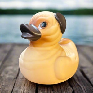 Pug Rubber Duck Cruise Ducks Kids Bath Toys Stress Relief Debugging Dog Rubber Duck Animal Rubber Duck Birthday Gift for Kids Party