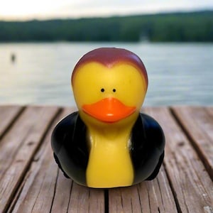 Biker Gang Boss Rubber Duck Cruise Ducks Kids Bath Toys Stress Relief Debugging Rubber Ducky Ducking Birthday Gifts Duck of the Month