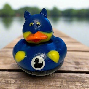 Bat Rubber Duck Cruise Ducks Kids Bath Toys Stress Relief Debugging Rubber Ducky Ducking Birthday Gifts Duck of the Month