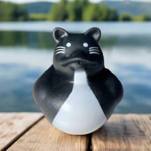 Cat Meow Rubber Ducky Cruise Ducks Kids Bath Toys Stress Relief Debugging Rubber Ducky Ducking Birthday Gifts Duck of the Month