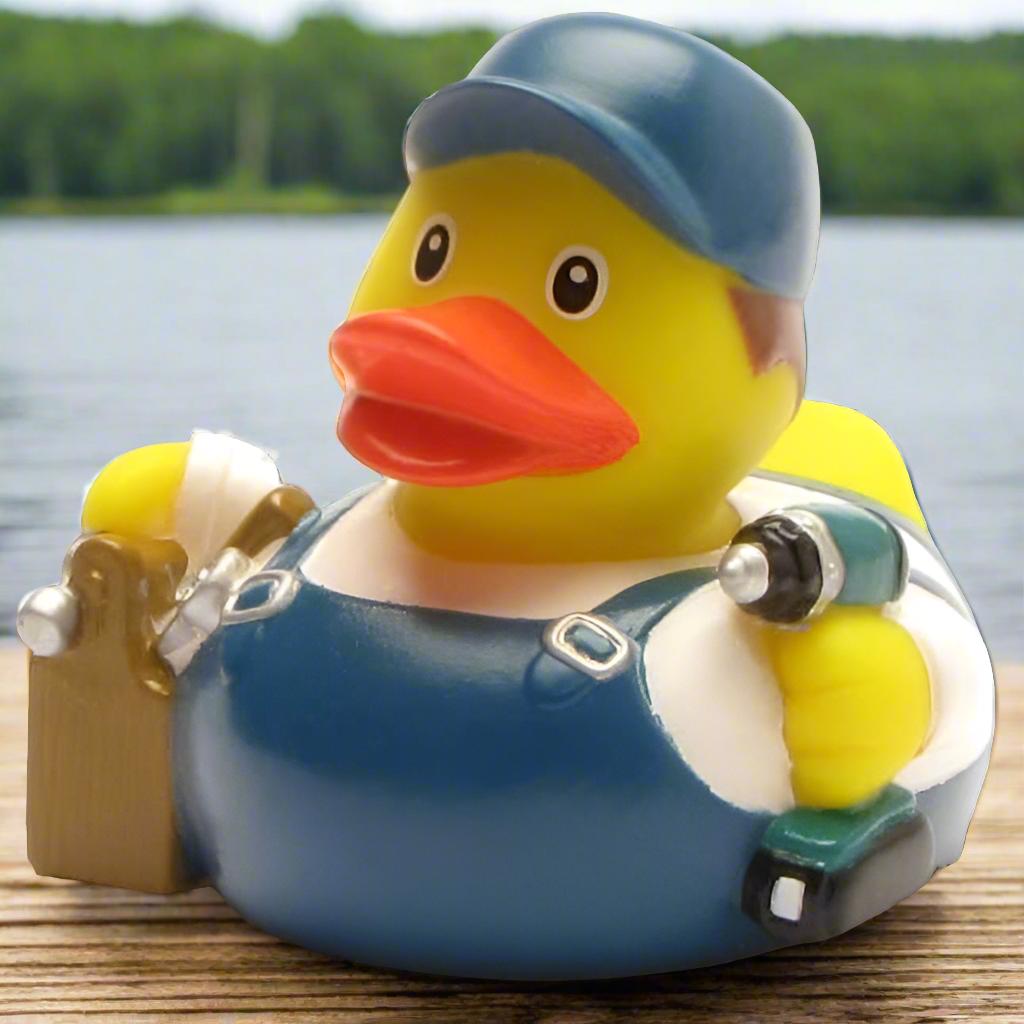 Handyman Rubber Duck Cruise Ducks Kids Bath Toy Stress Relief Debugging Rubber Ducky Ducking Birthday Gift for Him Repairman Gift