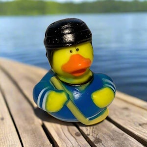 Hockey Garth Rubber Duck Cruise Ducks Kids Bath Toy Stress Relief Debugging Rubber Ducky Ducking Birthday Gifts Duck of the Month