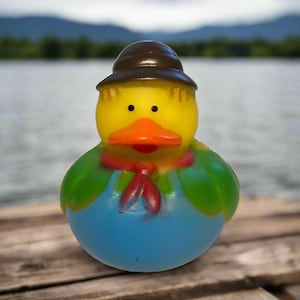 Scarecrow Green Rubber Duck Cruise Ducks Kids Bath Toy Stress Relief Debugging Rubber Ducky Ducking Birthday Gifts Duck of the Month