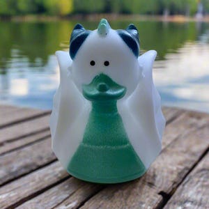 Dragon Blanco Rubber Duck Cruise Ducks Kids Bath Toys Stress Relief Debugging Rubber Ducky Ducking Birthday Gifts Duck of the Month