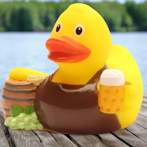 Brew Master Rubber Duck Cruise Duck Kids Bath Toys Stress Relief Debugging Rubber Ducky Ducking Birthday Gift Rubber Duck Gift for Dad