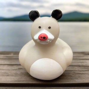 Possum Rubber Duck Cruise Ducks Kids Bath Toys Stress Relief Debugging Rubber Ducky Ducking Birthday Gift for Kids Animal Rubber Duck