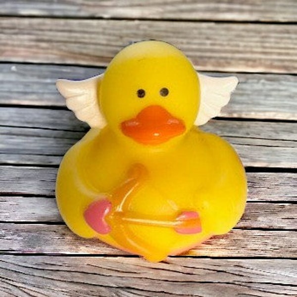 Valentine Cupid Pink Rubber Duck - Jeep Ducks - Cruise Ducks - Ducky - Kids Toys - Bath Toys - Quack