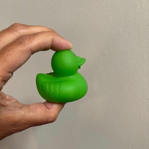 Green Rubber Duck Cruise Ducks Kids Bath Toy Stress Relief Debugging ...