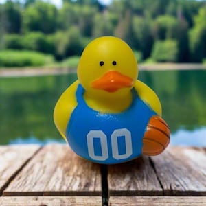 Basketball Nothin But Net Rubber Duck Cruise Ducks Kids Bath Toys Stress Relief Debugging Rubber Ducky Ducking Duck of the Month