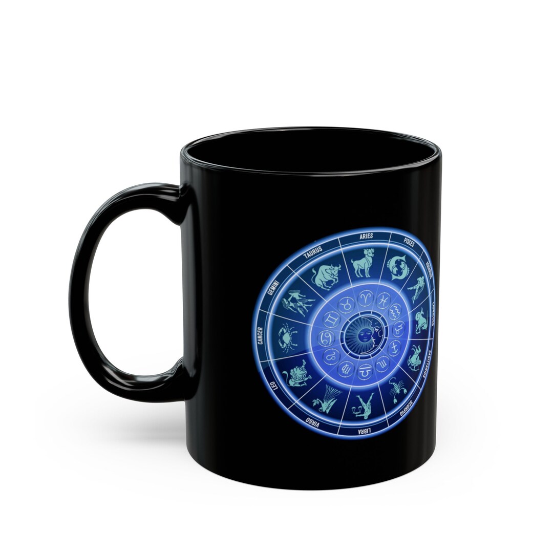Blue Horoscope Coffee Mug Gift 4 Men Women Teen College Grad Retirement ...