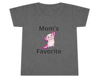 Moms Favorite Short Sleeve GreyToddler T-shirt