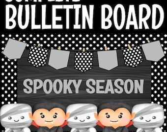 Spooky Season Bulletin Board Kit: Halloween Classroom Decor (Digital Download)