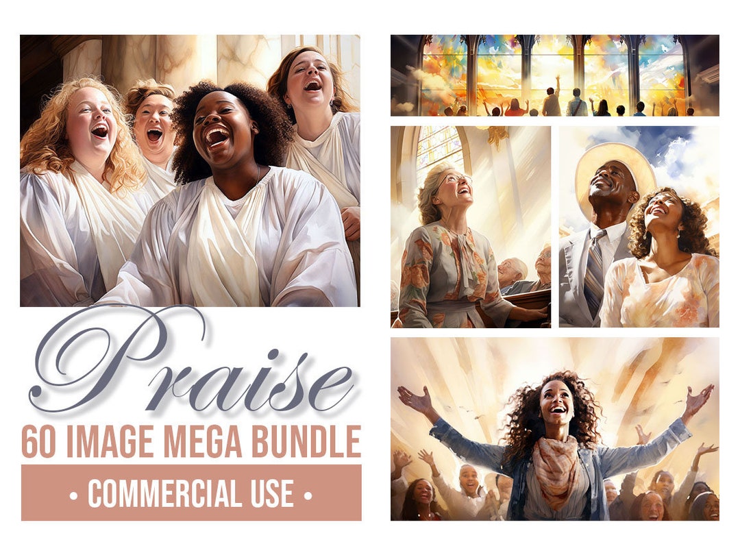 DOWNLOADABLE ART - Praise - Mega-bundle - Uplifting Watercolor Images ...