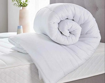 Cosy Sleep nights Soft Winter & Summer Warm Duvet Quilt Anti Allergy Hollow Fiber UK Made 10.5 Tog, 13.5 Tog, 15 Tog