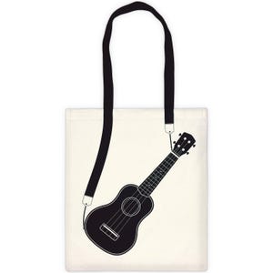 Sac en jute pour guitare, sac avec motif ukulélé, cadeaux amusants, cadeau d'adieu, cadeaux musicaux, cadeau musicien, cadeau mélomane, sac amusant