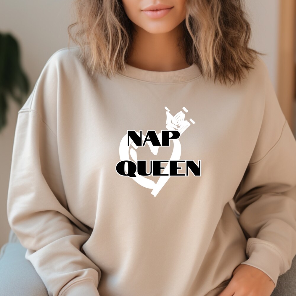 Fall Sweatshirt, Cozy Sweatshirt,Nap Queen Sweatshirt, Women'S Sweatshirt, Cute Sweatshirt, Funny Sweatshirt, Gift For Her, Comfy Sweatshirt Livingtee