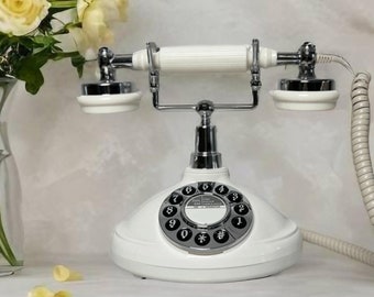 Audio Guestbook Phone Vintage Style Retro Wedding Phone, Birthday Hen Party Bridal Shower Baby, Guest Book Alternative, Audiobook Telephone