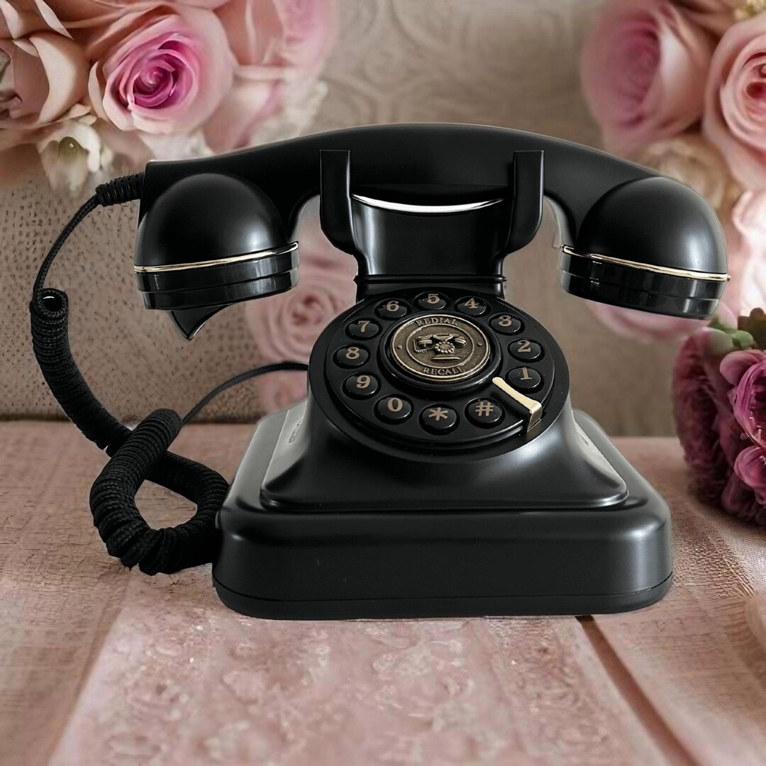 Audio Guestbook Reusable Rotary Vintage Style Retro Phone for Wedding