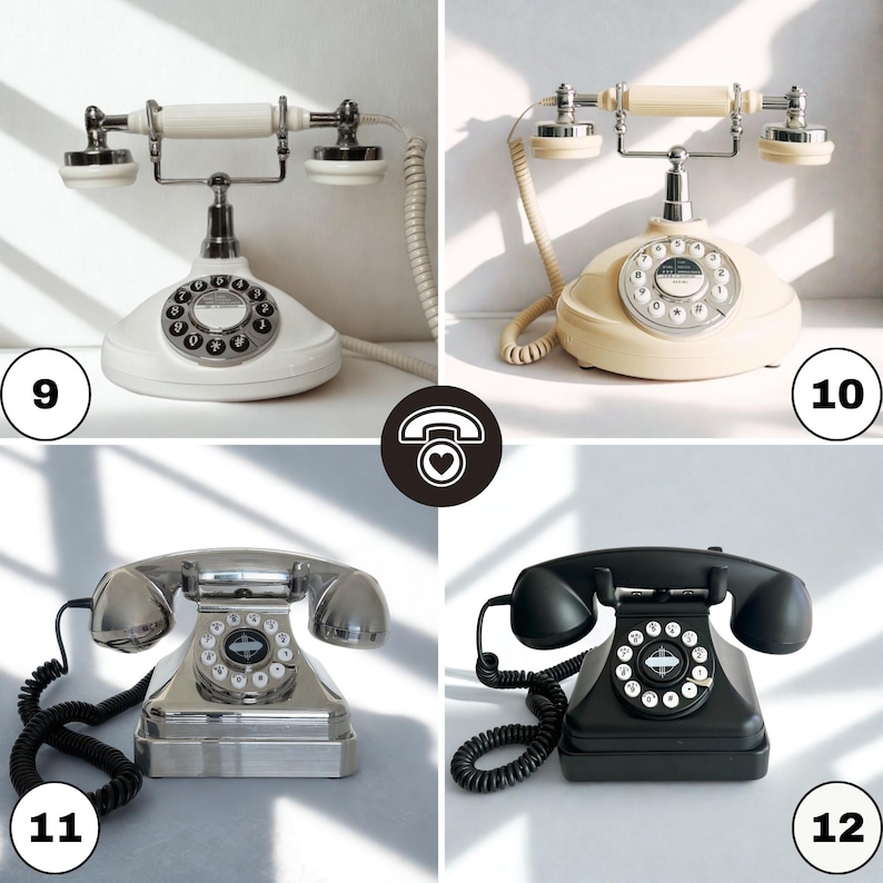 Custom Audio Prop Phone Vintage Rotary: Audio Message for Events, Trade ...