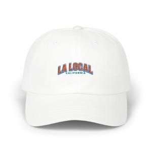 LA LOCAL California Classic Dad Cap, Casual Summer Cap, Gift for Dads, Trendy Hat for Summer, Beach Essentials, Adjustable Dad Hat