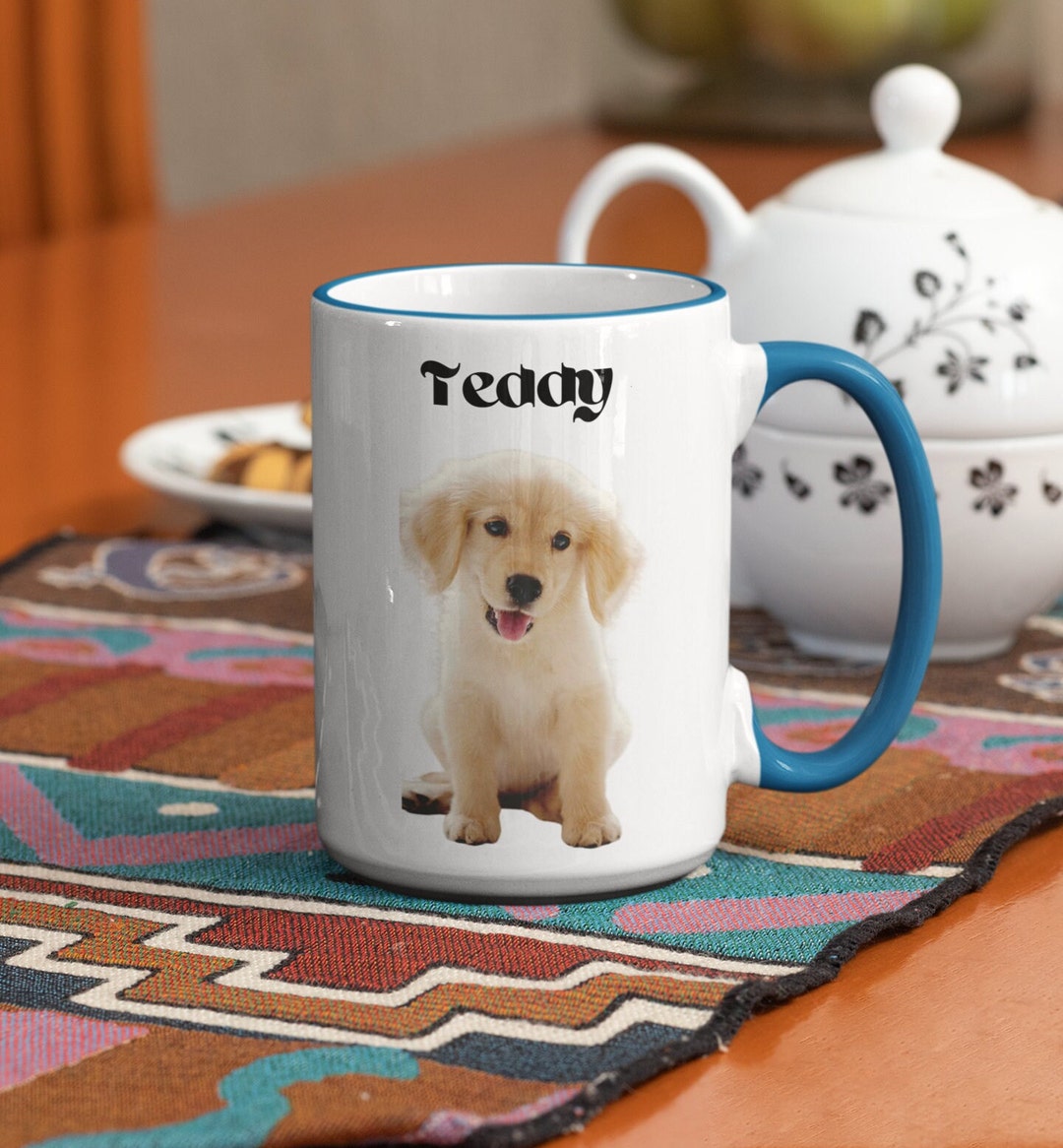 Custom Dog Coffee Mug, Personalized Dog Mugs, Dog Picture Mug, Dog