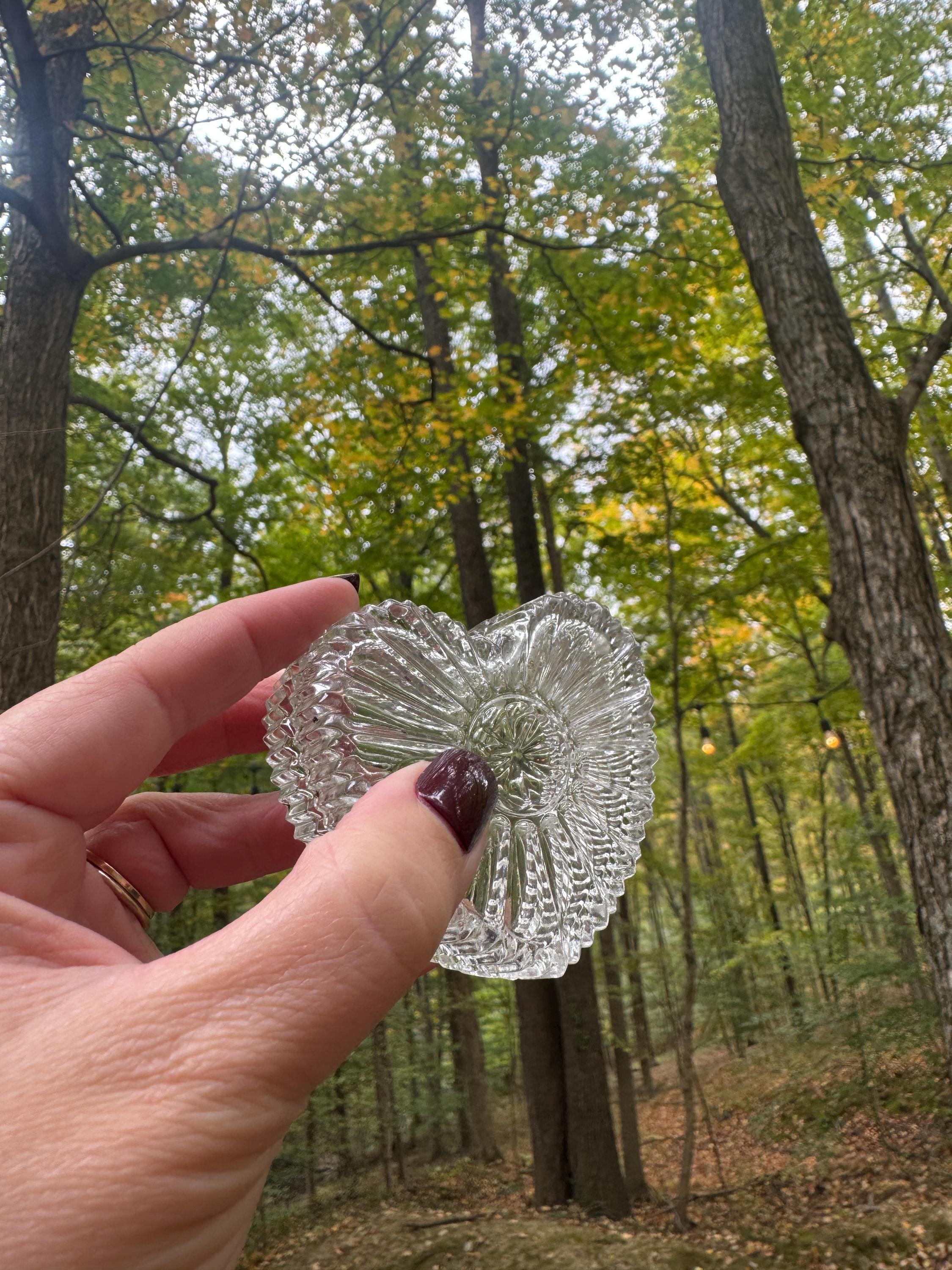インテリア小物 HUMAN MADE HEART GLASS TRAY CLEAR
