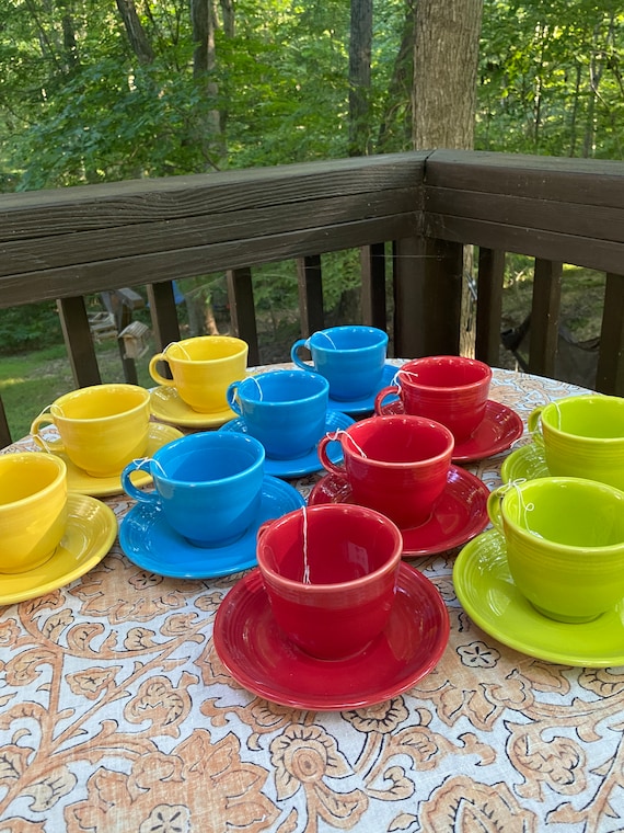 Vintage Fiestaware Coffee Cups Vintage Fiestaware Coffee Cups