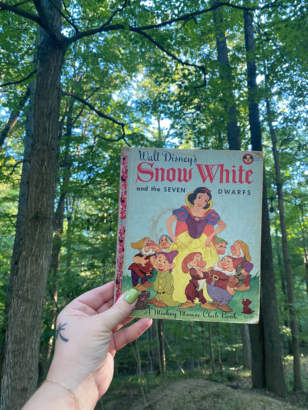 Snow White Little Golden Book and the Seven Dwarfs Hardcover Vintage - Etsy