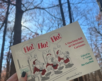 Vintage 1990 'Ho! Hoera! Hé!' Boek kersttekenfilms