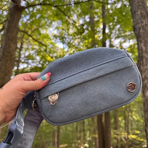Steve Madden Denim Crossbody Fanny Pack Waist Bag - Etsy display picture 2