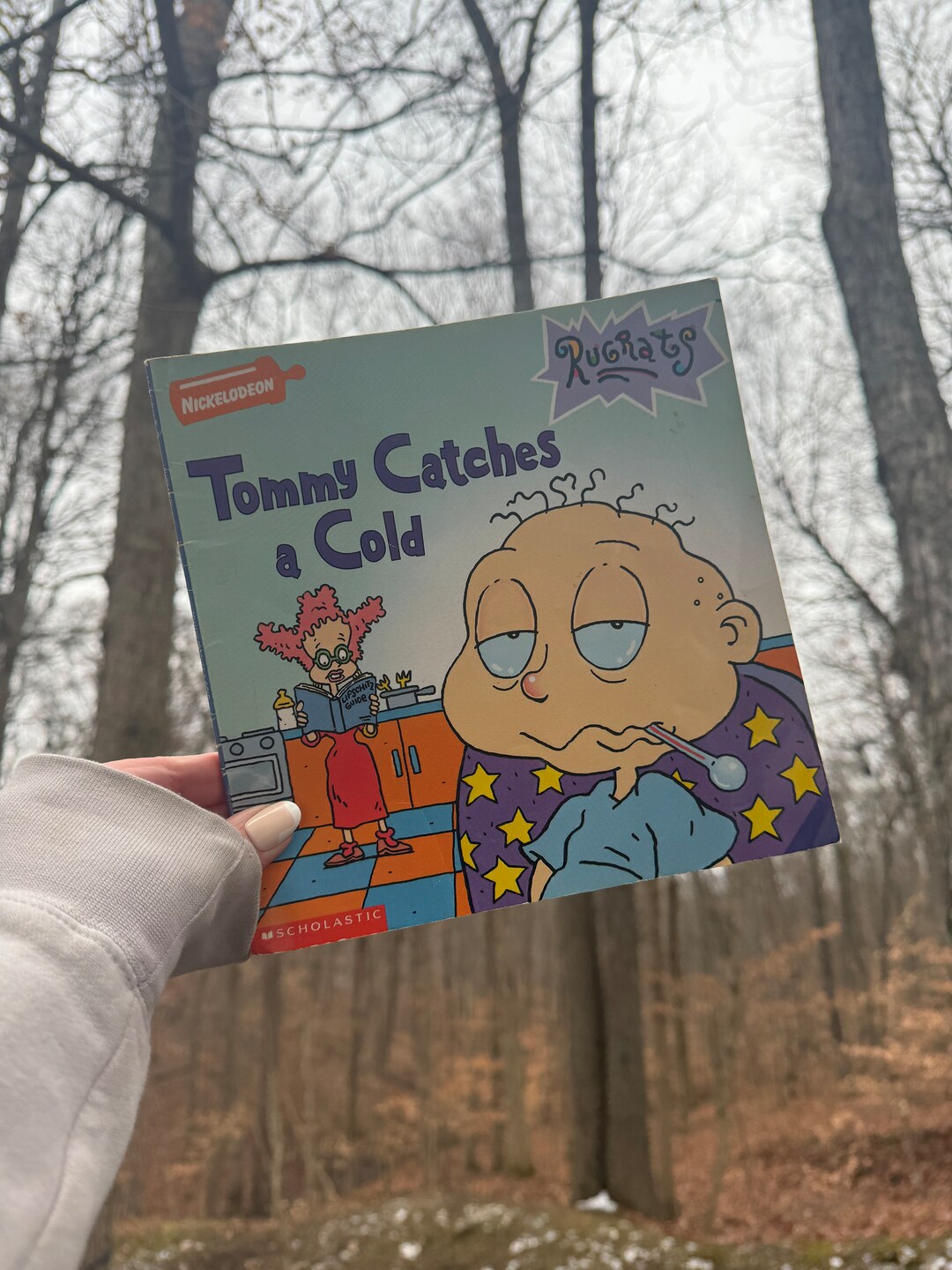 Vintage Rugrats Book Tommy Catches a Cold Tommy Pickles 1998 Softcover ...