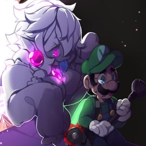 Luigi&#39;s New Mansion Poster Print
