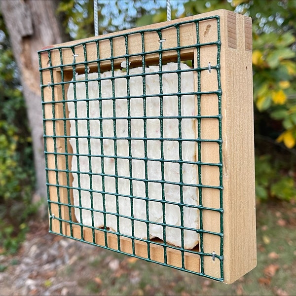 American Made Single Block Suet Bird Feeder