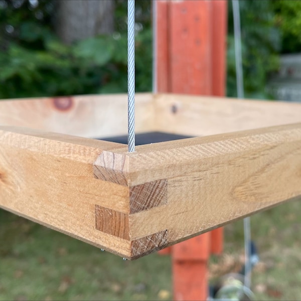 Hanging Platform Bird Feeder