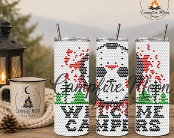 Camper Killer 4MM/ SS16 Rhinestone Tumbler Template