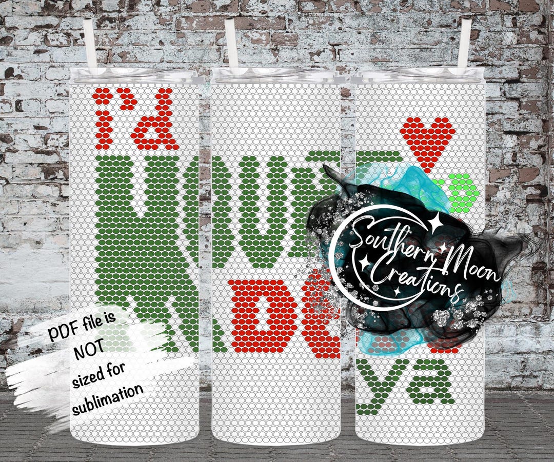 Mount and Dew 4MM/ SS16 Rhinestone Tumbler Templates - Etsy