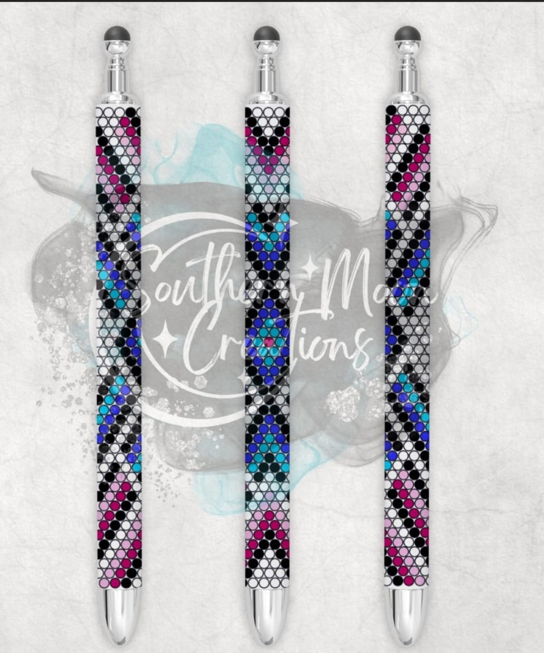 Diamond Aztec 3MM/ SS10 Rhinestone Pen Template - Etsy