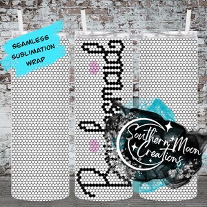 Bridesmaid 4MM/SS16 Seamless Sublimation Rhinestone Template