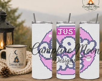 Just Blow Me 4MM/ SS16 Rhinestone Tumbler Template