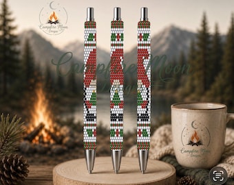 Christmas Gnome 3MM/ SS10 Rhinestone Pen Template