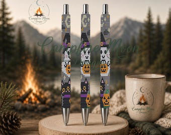 Cute Halloween 2MM/ SS6 Rhinestone Pen Template