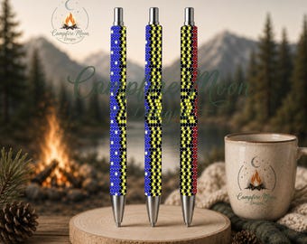 Superhero Woman 3MM/ SS10 Rhinestone Pen Template