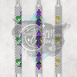 Plantilla de bolígrafo con diamantes de imitación de flor de lis de 3 MM/SS10