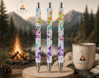 Unicorns 3MM/ SS10 Rhinestone Pen Template