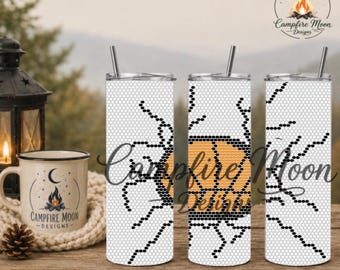 Basketball Shatter 4MM/ SS16 Rhinestone Tumbler Template